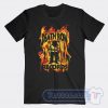 Cheap Vintage Death Row records Flame Tees