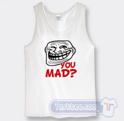 Cheap Funny Troll Face You Mad Tank Top