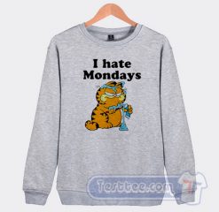 Cheap Garfield I Hate Mondays Sweatshirt