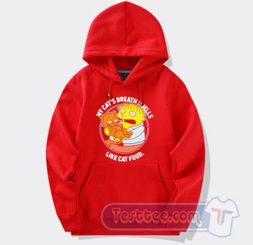 Cheap My Cat’s Breath Smells Like Cat Food Hoodie