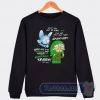 Cheap Rick And Morty Link And Navi Forever And Ever Sweatshirt