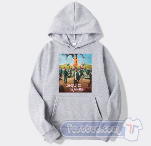 Cheap Squid Game Poster Hoodie