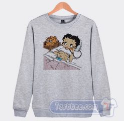 Cheap Vintage Betty Boop And Garfield Sweatshirt