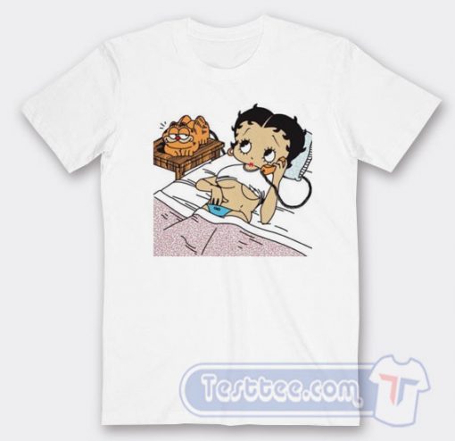 Cheap Vintage Betty Boop And Garfield Tees