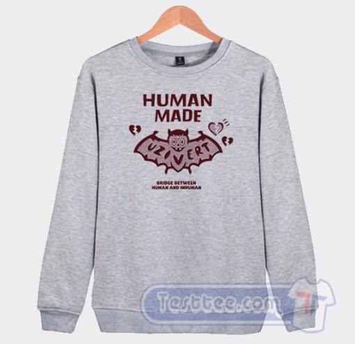 Cheap Human Made Uzi Vert Between Human And Inhuman Sweatshirt