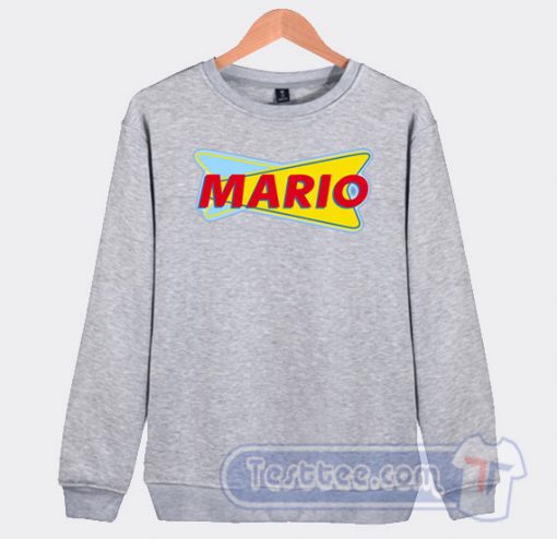 Cheap Mario American Drive In Clothing Sweatshirt