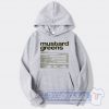 Cheap Mustard Green Nutrition Hoodie