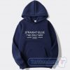 Cheap Straight Blue The Only Way 2022 Hoodie