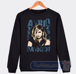 Cheap Avril Lavigne Black Star Tour Sweatshirt