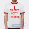 Cheap Skipped Potty Training Ringer Tees