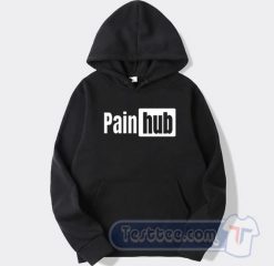 Cheap Pain Hub Porn Hub Logo Parody Hoodie