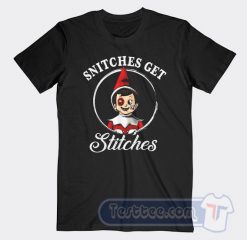 Cheap Snitches Get Stitches Elf Tees