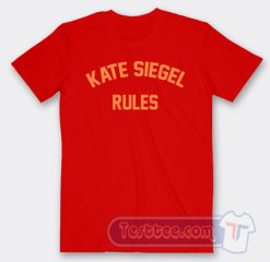 Cheap Kate Siegel Rules Tees
