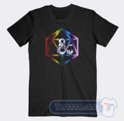 Cheap Dungeons and Dragons LGBT Logo Tees