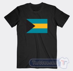 Cheap Flag Of The Bahamas Tees