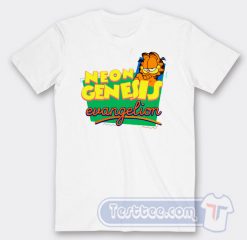 Cheap Garfield Neon Genesis Evangelion Tees