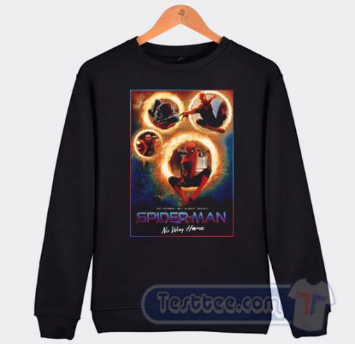 Cheap Spiderman No Way Home Poster Sweatshirt