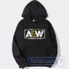 Cheap All Elite AEW Wrestling Logo Hoodie