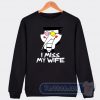 Cheap Deltarune Spamton I Miss My Wife Sweatshirt