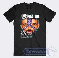 Cheap Drake Evangelion Eva 06 Gods Plan Tees