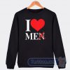 Cheap I Love Me Not Men Sweatshirt