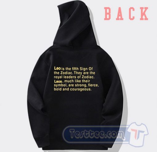 Cheap Leo Is The Fifth Sign Of The Zodiac Hoodie