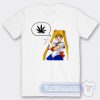Cheap Sailor Moon Marijuana Tees
