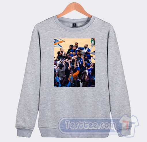 Cheap New York Knicks Win Poster Sweatshirt