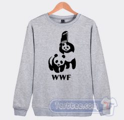 Cheap WWF Panda Funny Parody Sweatshirt