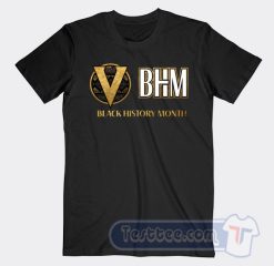 Cheap BHM Black History Month Logo Tees