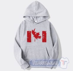 Cheap Canada Fuck Flag Parody Hoodie