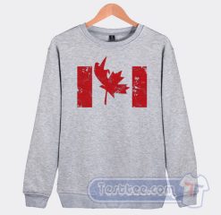 Cheap Canada Fuck Flag Parody Sweatshirt