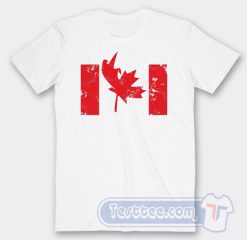 Cheap Canada Fuck Flag Parody Tees