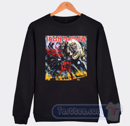 Cheap Iron Maiden Number of the Beast Sweatshirt