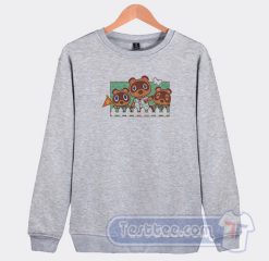 Cheap Nintendo Animal Crossing Nook Family Sweatshirt