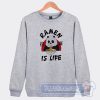 Cheap Panda We Bare Bears Ramen Is Life Sweatshirt