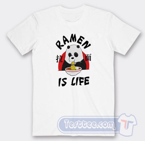Cheap Panda We Bare Bears Ramen Is Life Tees