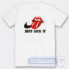 Cheap Rolling Stones Just Lick It Tees