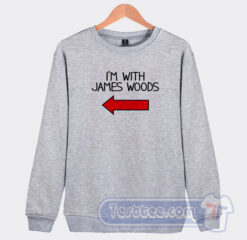 Cheap I'm With James Woods Sweatshirt