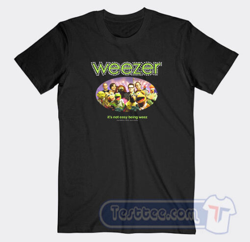 Cheap Kermit The Frog Muppets x Weezer Tees