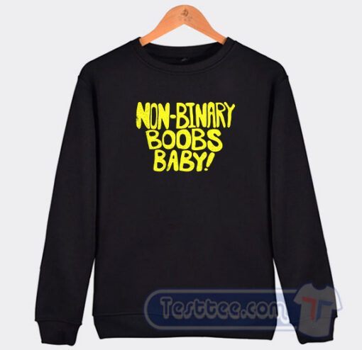 Cheap Non Binary Boobs Baby Sweatshirt
