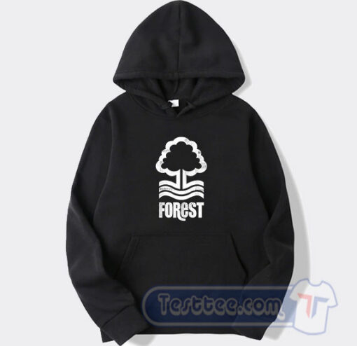 Cheap Nottingham Forest Distressed Logo Hoodie