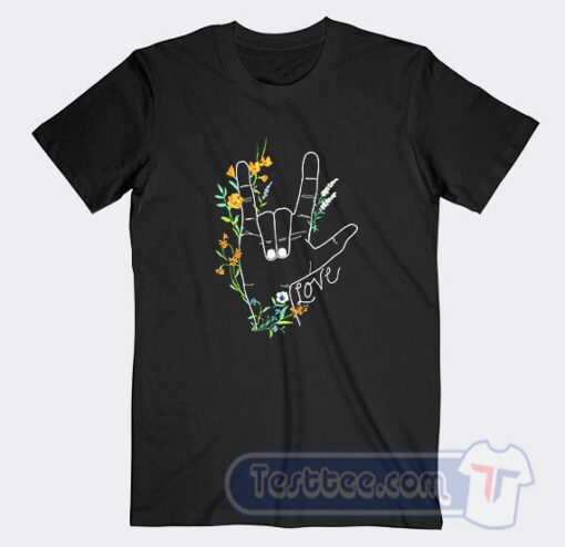 Cheap Old Navy Sign Language Love Tees