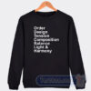 Cheap Order Design Tension Composition Balance Sweatshirt