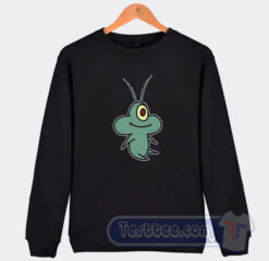 Cheap Plankton Eating Popcorn Sweatshirt