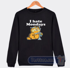 Cheap Garfield I Hate Monday Toothbush Sweatshirt