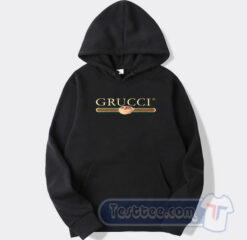 Cheap Grucci Logo Parody Hoodie