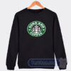 Cheap Guns And Coffee Starbucks Parody Sweatshirt