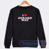 Cheap I Love Gerard Way Sweatshirt