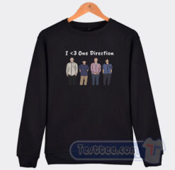 Cheap I Love One Direction Weezer Sweatshirt